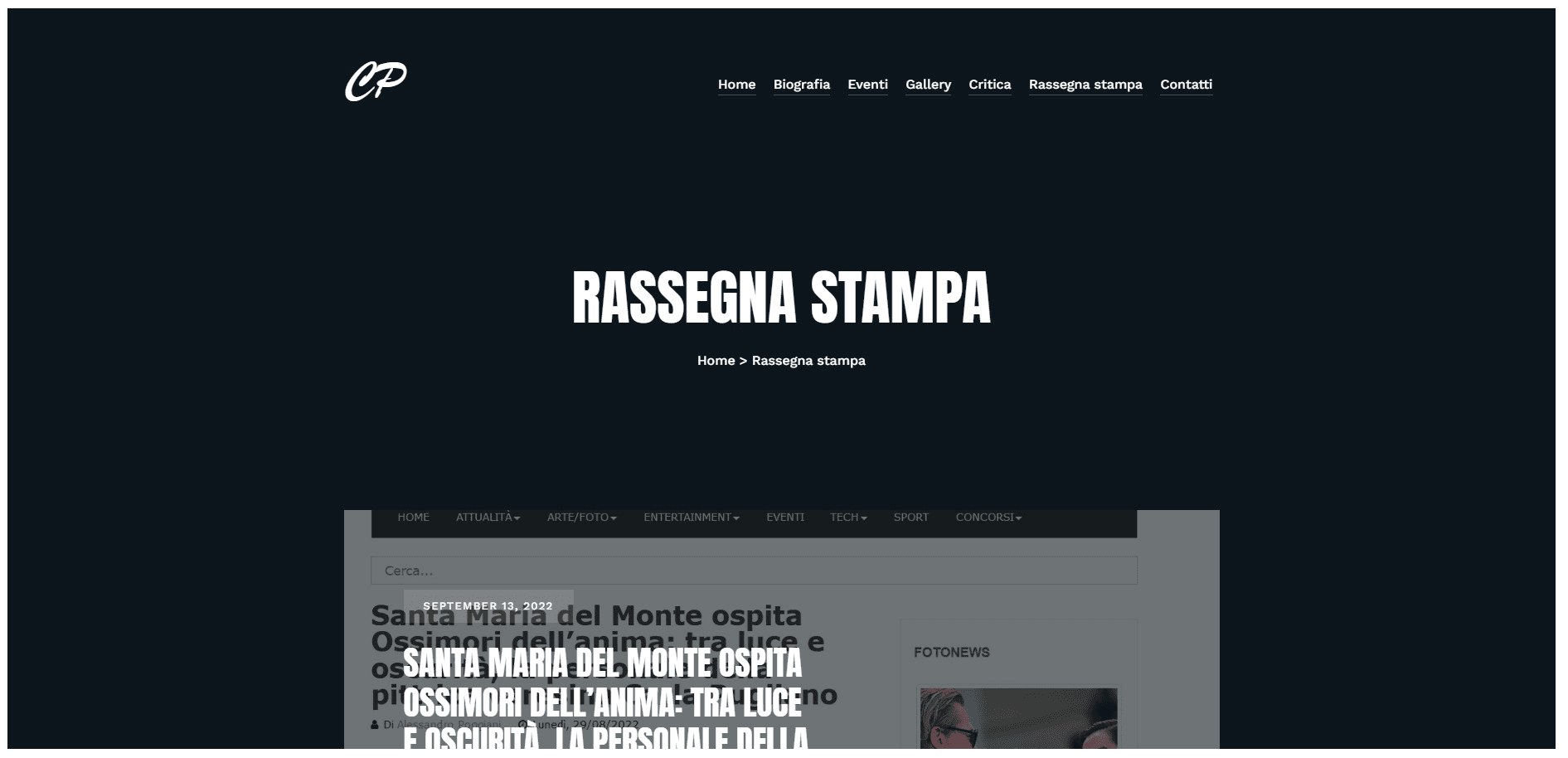 carlapuglianoartist.com screenshot