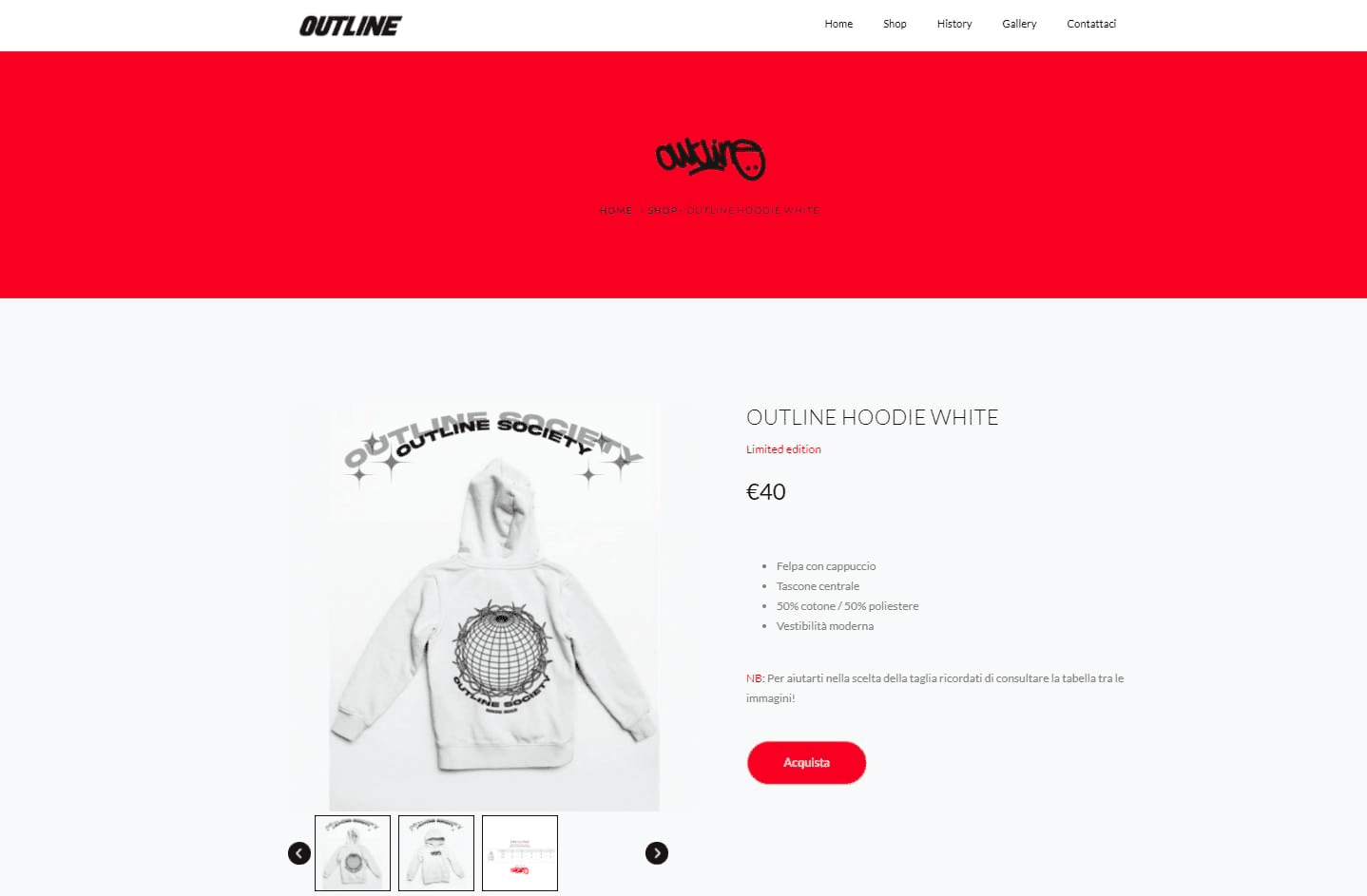 outlinebrand.it screenshot