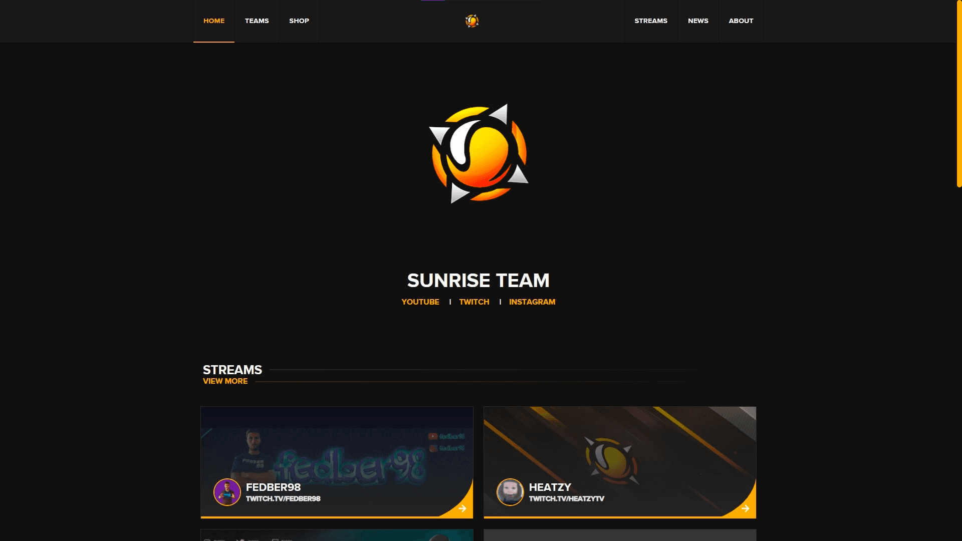 sunriseteam.it screenshot